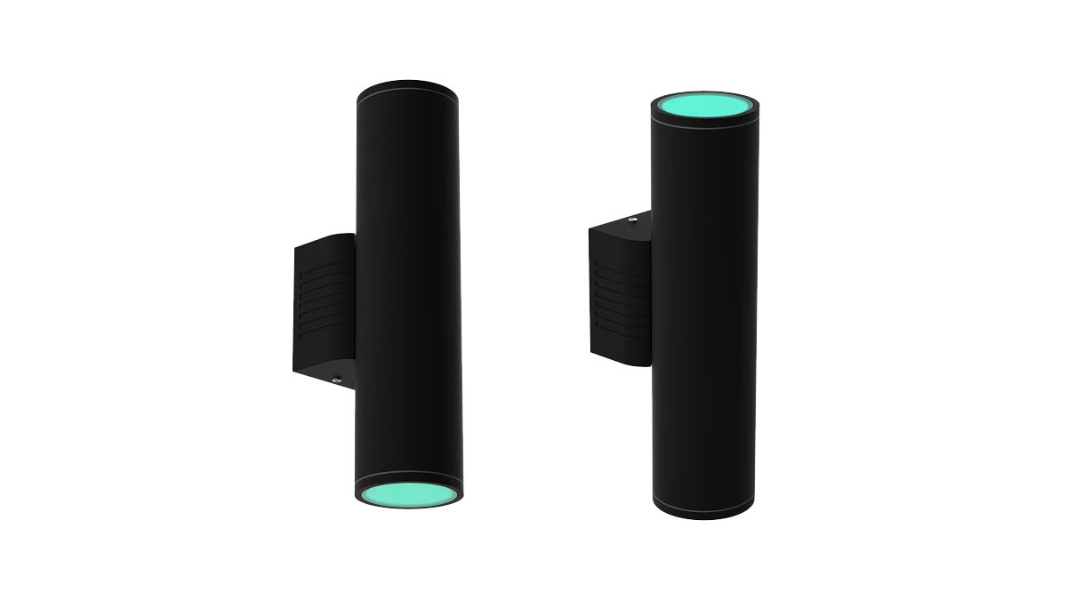 Opus Sconce RGBW Black - RGBW up & down